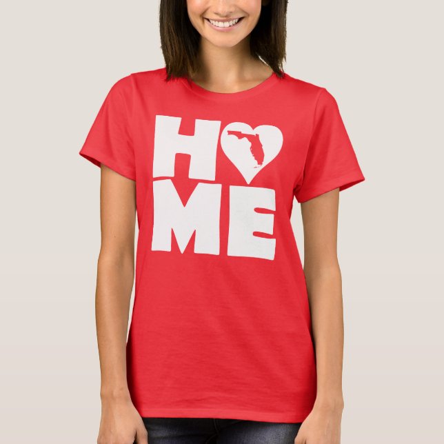Camiseta Florida Home Heart State Tees (Frente)