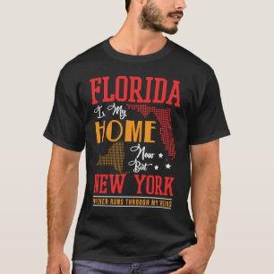 Camiseta Florida Home Mas New York Forever State Graphic