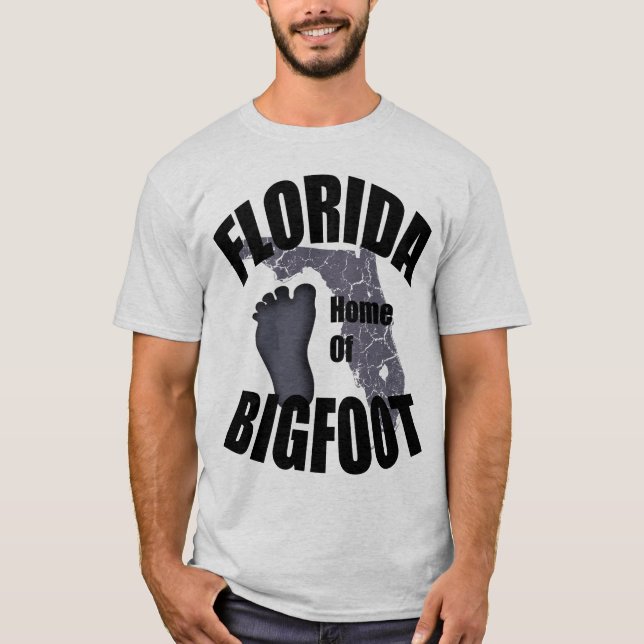 Camiseta Florida Home of Bigfoot T-shirt (Frente)