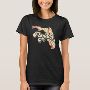 Camiseta Flórida Home State US Vintage Retro Country Patrio