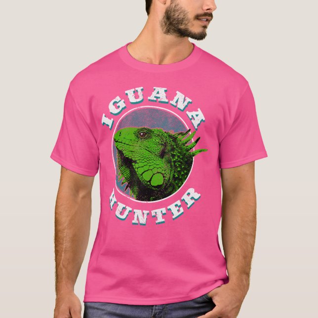 Camiseta Florida Iguana Hunter Funny (Frente)