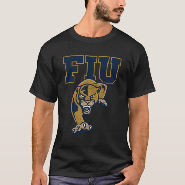 Camiseta Flórida Internacional Fiu Panthers Afetou Prim (Frente)