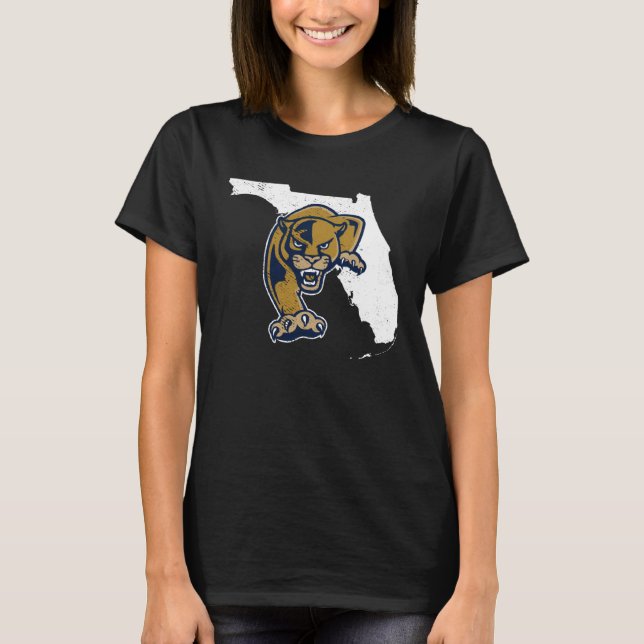Camiseta Florida International FIU Panthers State Shape (Frente)