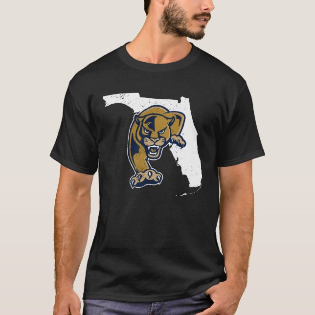 Camiseta Florida International FIU Panthers State Shape (Frente)