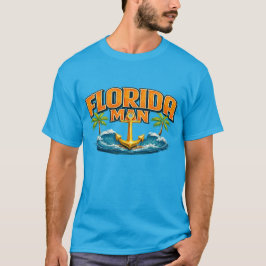 Camiseta Florida Man | Graphic Print Nautical Anchor Beach