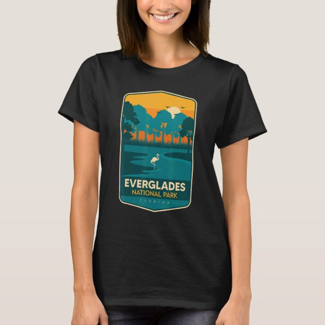 Camiseta Florida National Park Everglades Souvenir Hiking C (Frente)