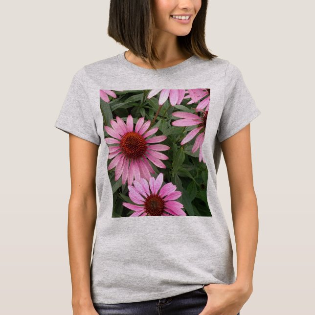 Camiseta florida rosa (Frente)