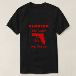 Camiseta Flórida Segunda Emenda Freedom T-Shirt