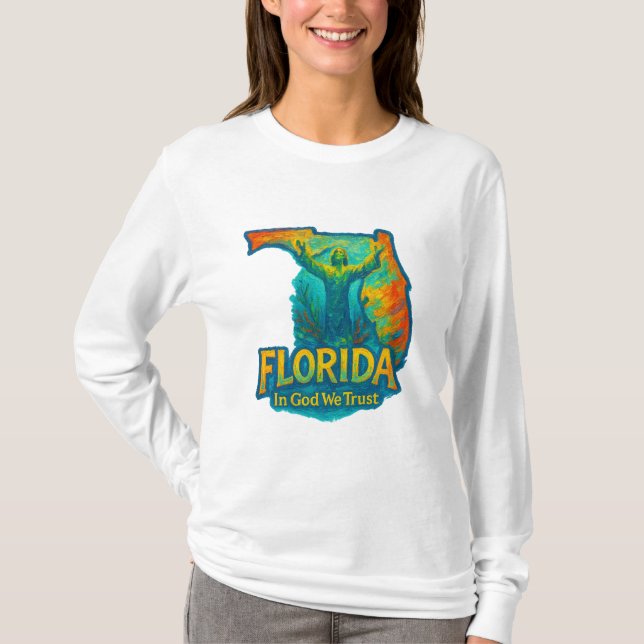 Camiseta Florida State Artistic T-Shirt – Oil Paint Brush- (Frente)
