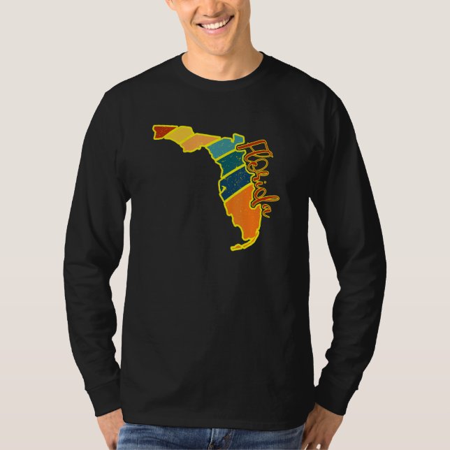 Camiseta Florida State Pride Sunset I Love Florida (Frente)