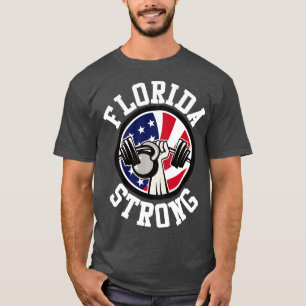 Camiseta Flórida Strong Barbell Kettlebell e American Fl