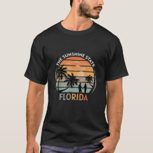 Camiseta Florida Summer Beach Vintage Sunset