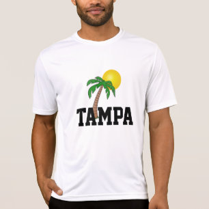 Camiseta Flórida: Tampa palmeira e sol