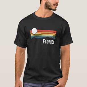 Camiseta Florida Vintage Sunset 80s Retro Summer State USA