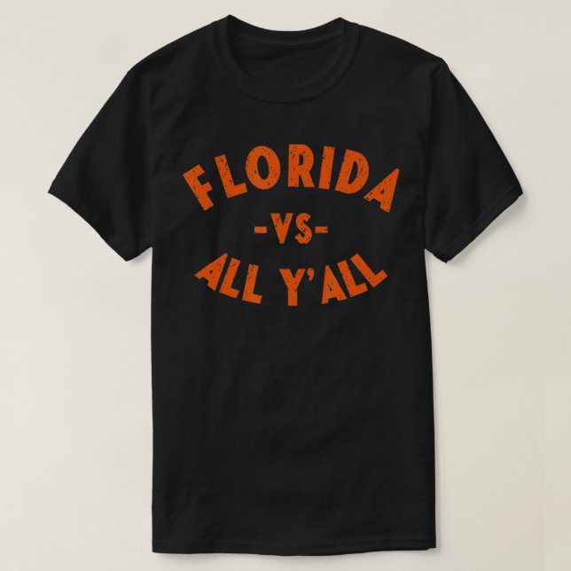 Camiseta Florida VS All YALLR (Flórida VS All YALLR) aprese (Frente do Design)