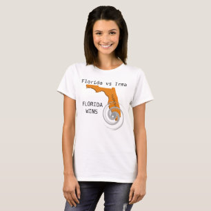 Camiseta Flórida vs Irma, Flórida ganha