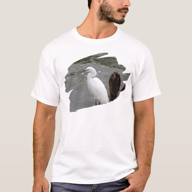 Camiseta Florida's Singing Egret (Frente)