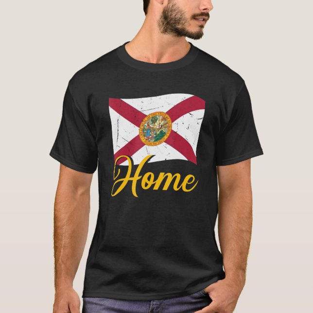 Camiseta Floridian Florida Native Home State Home (Frente)