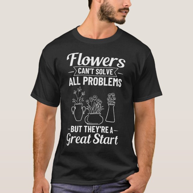 Camiseta Florist Flores Desperdício em Buquê (Frente)