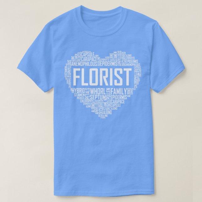 Camiseta Florist Heart (Frente do Design)