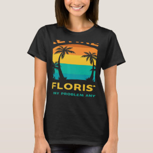 Camiseta Florista Aposentado Não É Mais Meu Problema Retro