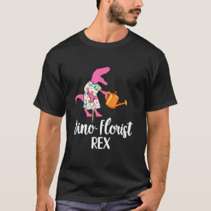 Camiseta Florista Feminina Dino Florista Rex Dinossauro Jar