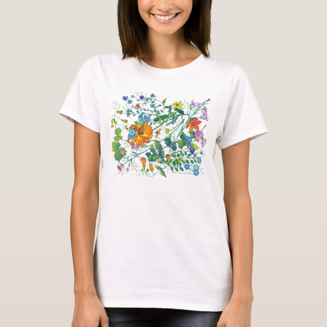 Camiseta 'FlorMania' II (Frente)