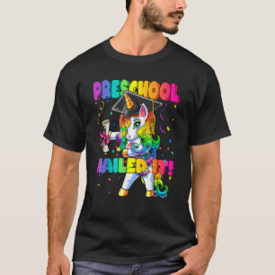 Camiseta Flosing Unicorn - Diploma do Boné de formatura da