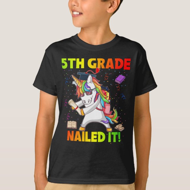 Camiseta Flossing Graduação Unicorn 5 Graduação Grau 5 Grau (Frente)