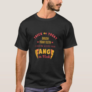 Camiseta Flossing Mantém suas Presas no topo do tanque do F