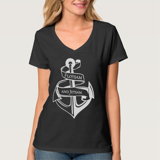 Camiseta Flotsam and Jetsam If you are a Real Sailor (Frente)