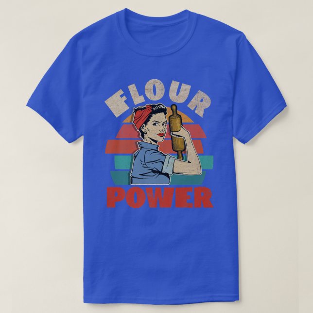 Camiseta Flour Power Baking Tee Baker (Frente do Design)