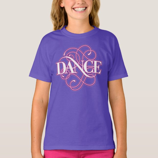 Camiseta Flourish da dança (Frente)