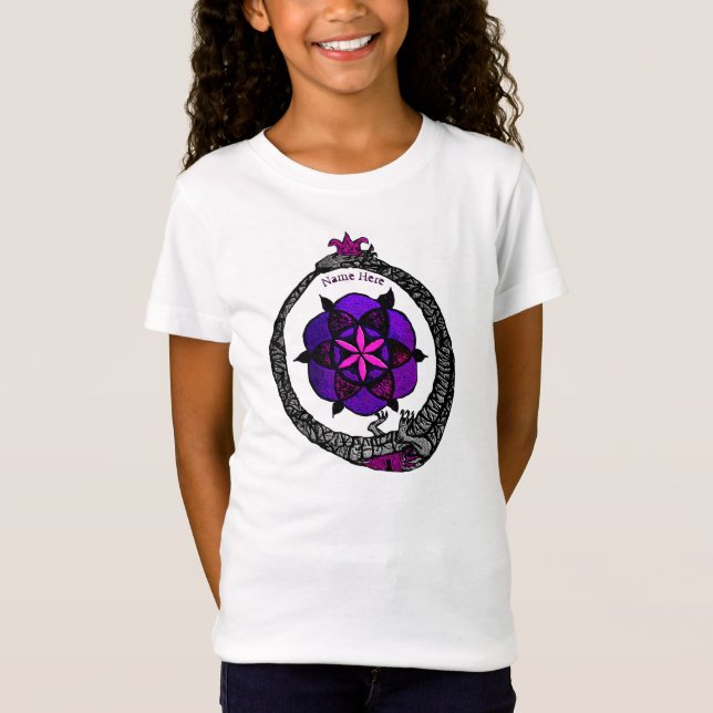 Camiseta FlouroborosOfLife (Ouroboros & FlorOfLife) (P) (Frente)