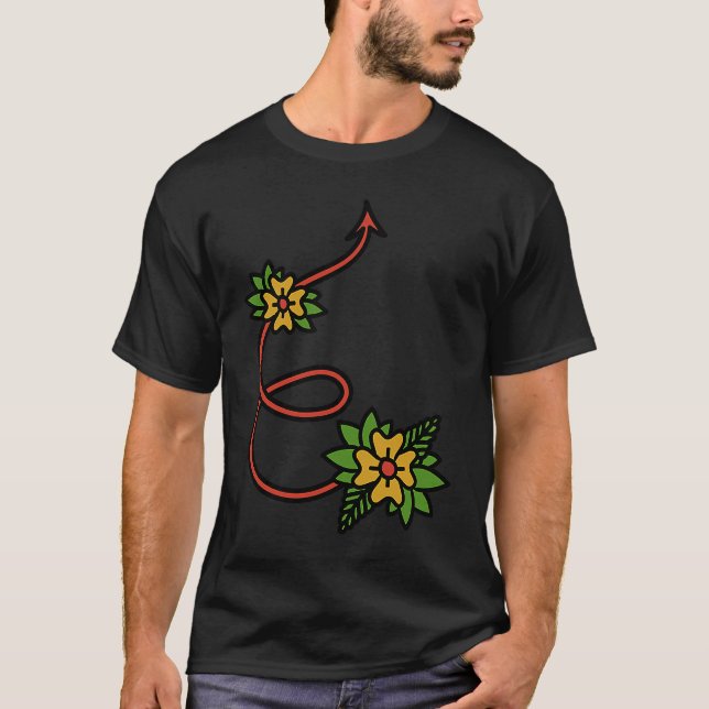 Camiseta Flower Arrow Random (Frente)