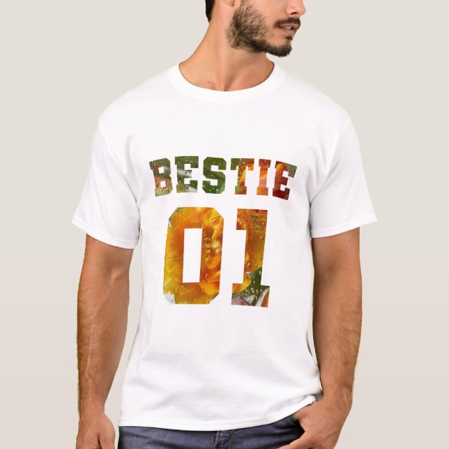 Camiseta Flower Bestie 01 (Frente)