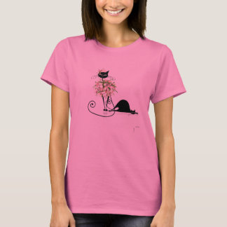 Camiseta Flower Cat