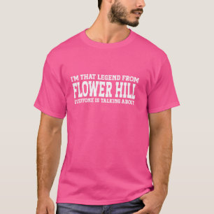 Camiseta Flower Hill Hometown MD Maryland Funny City Flor