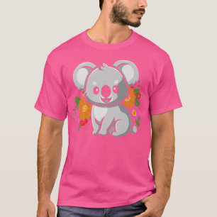 Camiseta Flower Koala Bear - Australia Animals Floral Koala