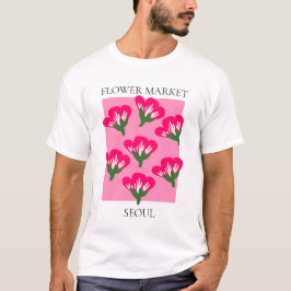 Camiseta Flower Market - Seoul
