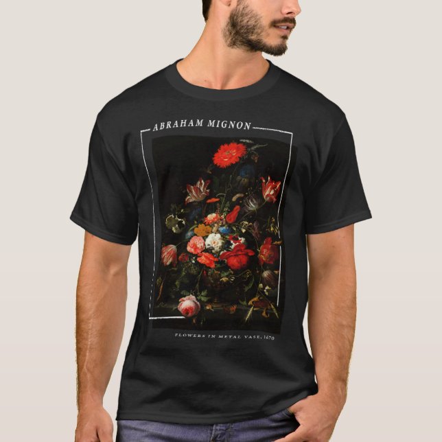 Camiseta Flower Painting Stil Life for an (Frente)