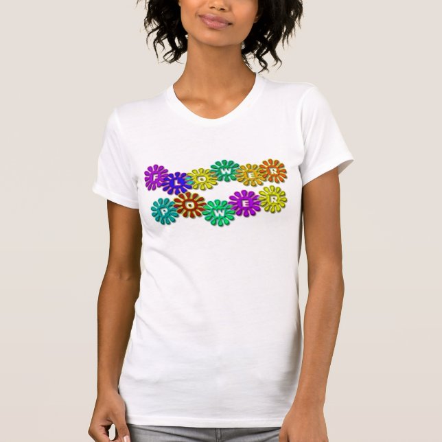 Camiseta Flower power (Frente)