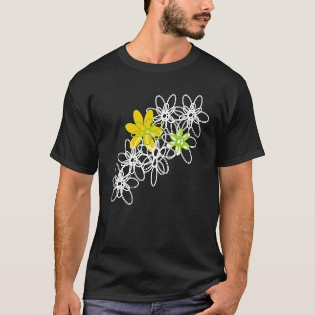 Camiseta flower power (Frente)