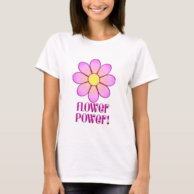 Camiseta Flower power (Frente)