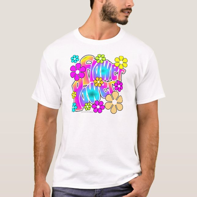 Camiseta Flower power (Frente)