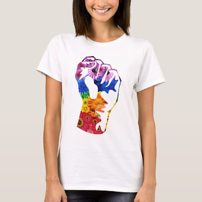 Camiseta Flower power (Frente)