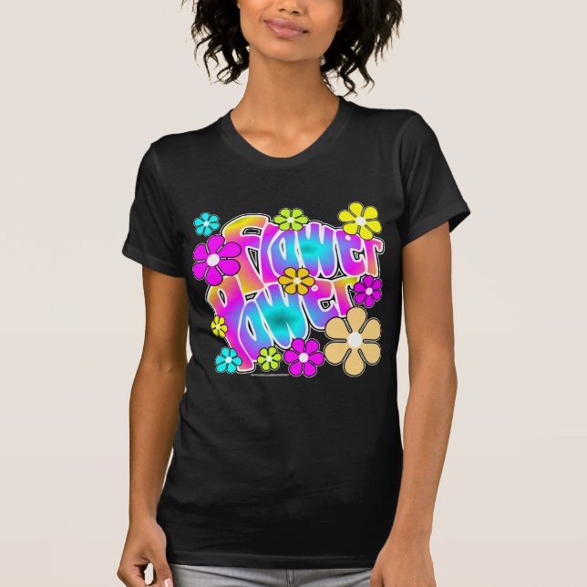 Camiseta Flower power (Frente)