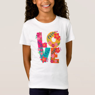 Camiseta Flower power Love t-shirt L.O.V.E.