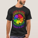 Camiseta Flower Rainbow Human Black Life Rights Science<br><div class="desc">Flor Rainbow Human Black Livres Rights Igualdade científica,  feminista,  feminismo,  igualdade de gênero,  gênero,  lgbt,  poder feminino,  menina,  rainha,  igualdade de direitos,  direitos das mulheres,  lgbtq,  gay,  protesto,  ativismo,  matéria sobre vidas negras,  mulher,  bissexual,  mulher,  orgulho,  meninas,  inspiração,  lésbica,  fofa,  transgênero,  direitos,  trans,  direitos civis,  sexualidade</div>
