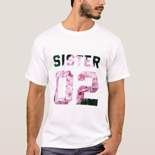 Camiseta Flower Sister 02 (Frente)